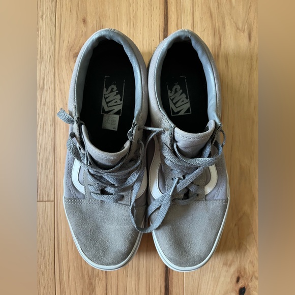 Vans Unisex Old Skool Suede/Canvas) Frost Gray/True White 8.5 Women/7 Men - Picture 2 of 6